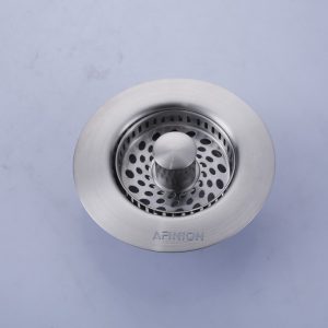 AFINION Brushed Nickel Kitchen Sink Basket Strainer