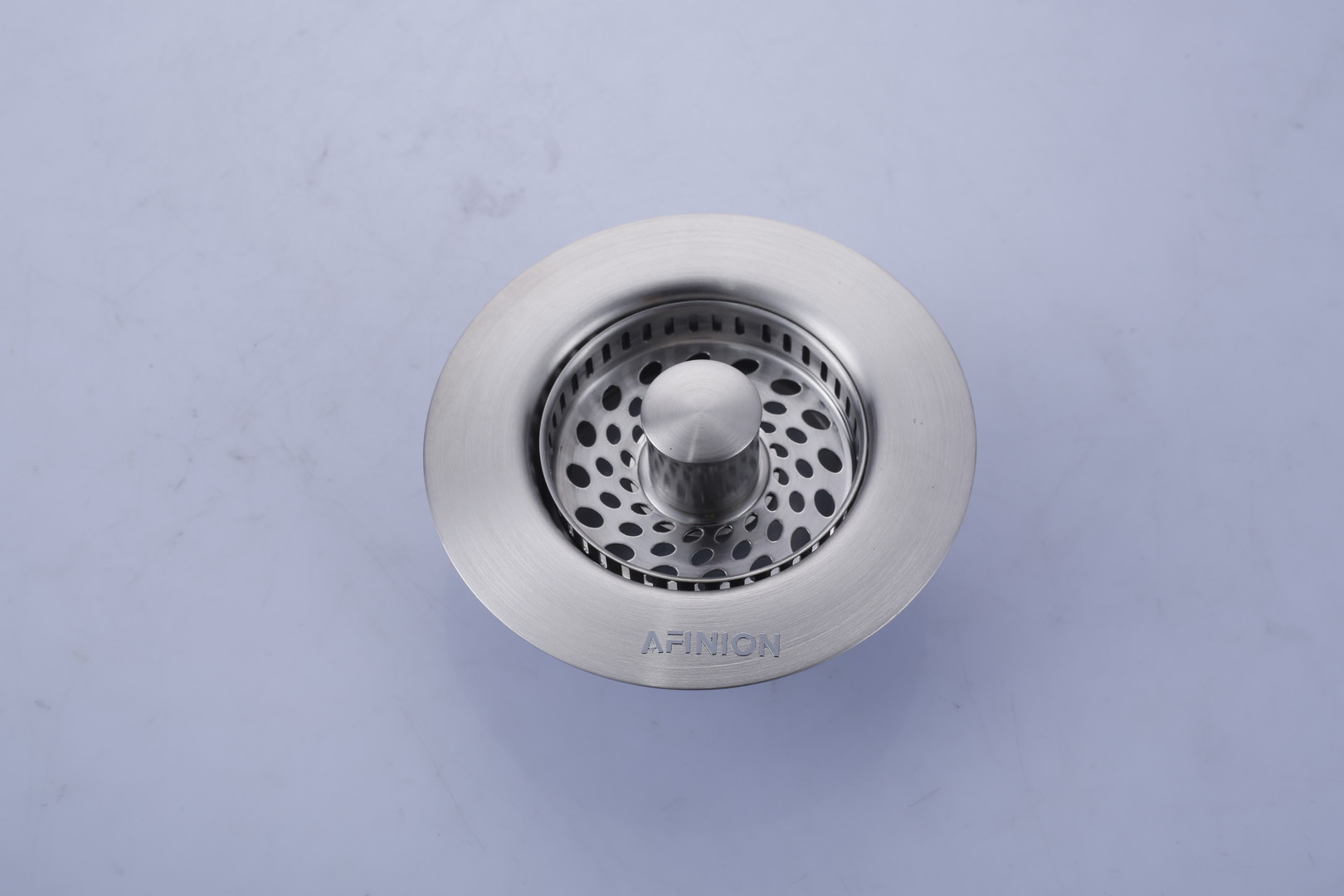 AFINION Brushed Nickel Kitchen Sink Basket Strainer
