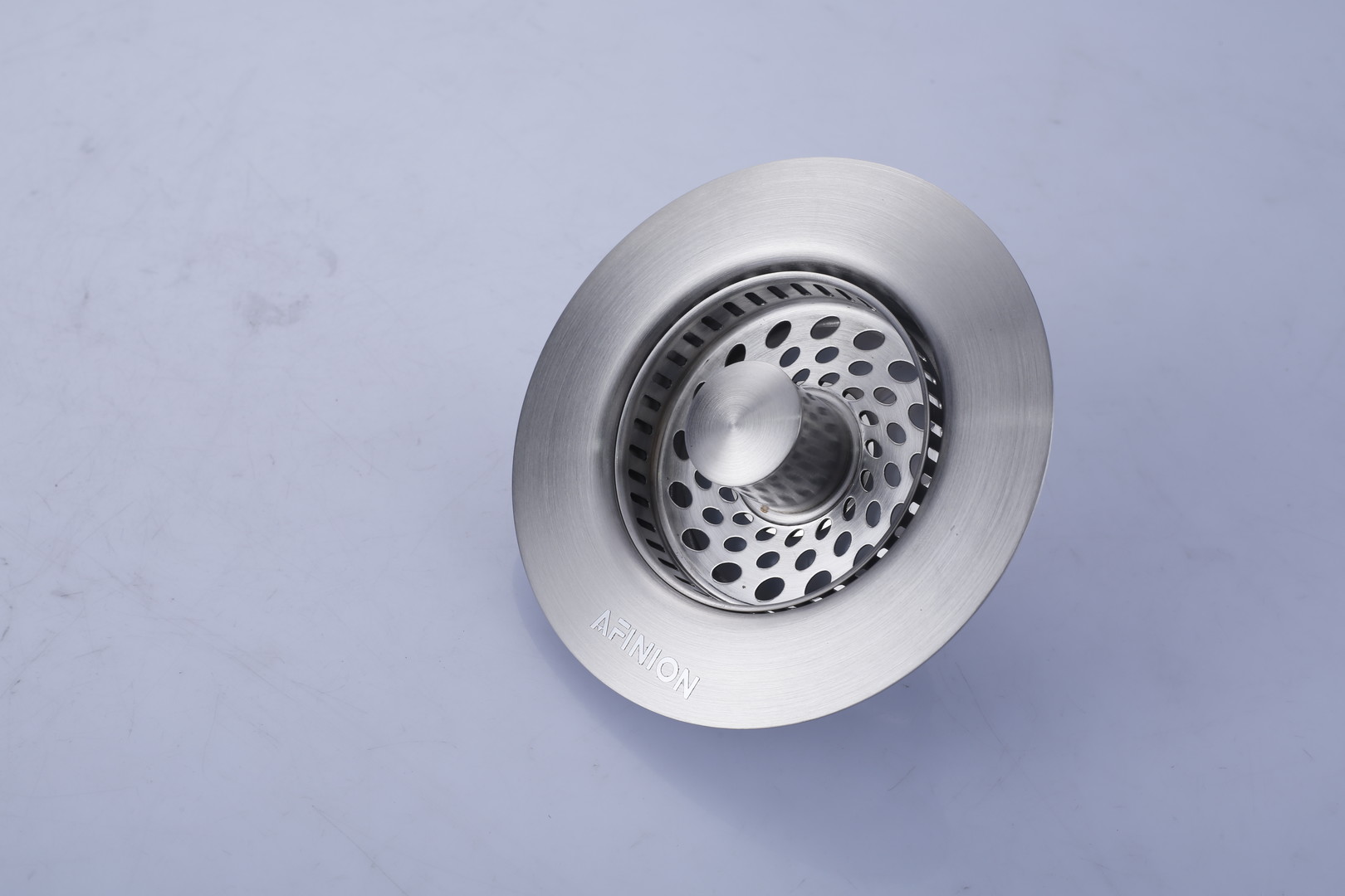 AFINION Brushed Nickel Kitchen Sink Basket Strainer