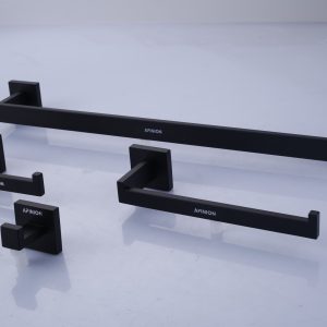 AFINION Matte Black Shower System Set with Handheld