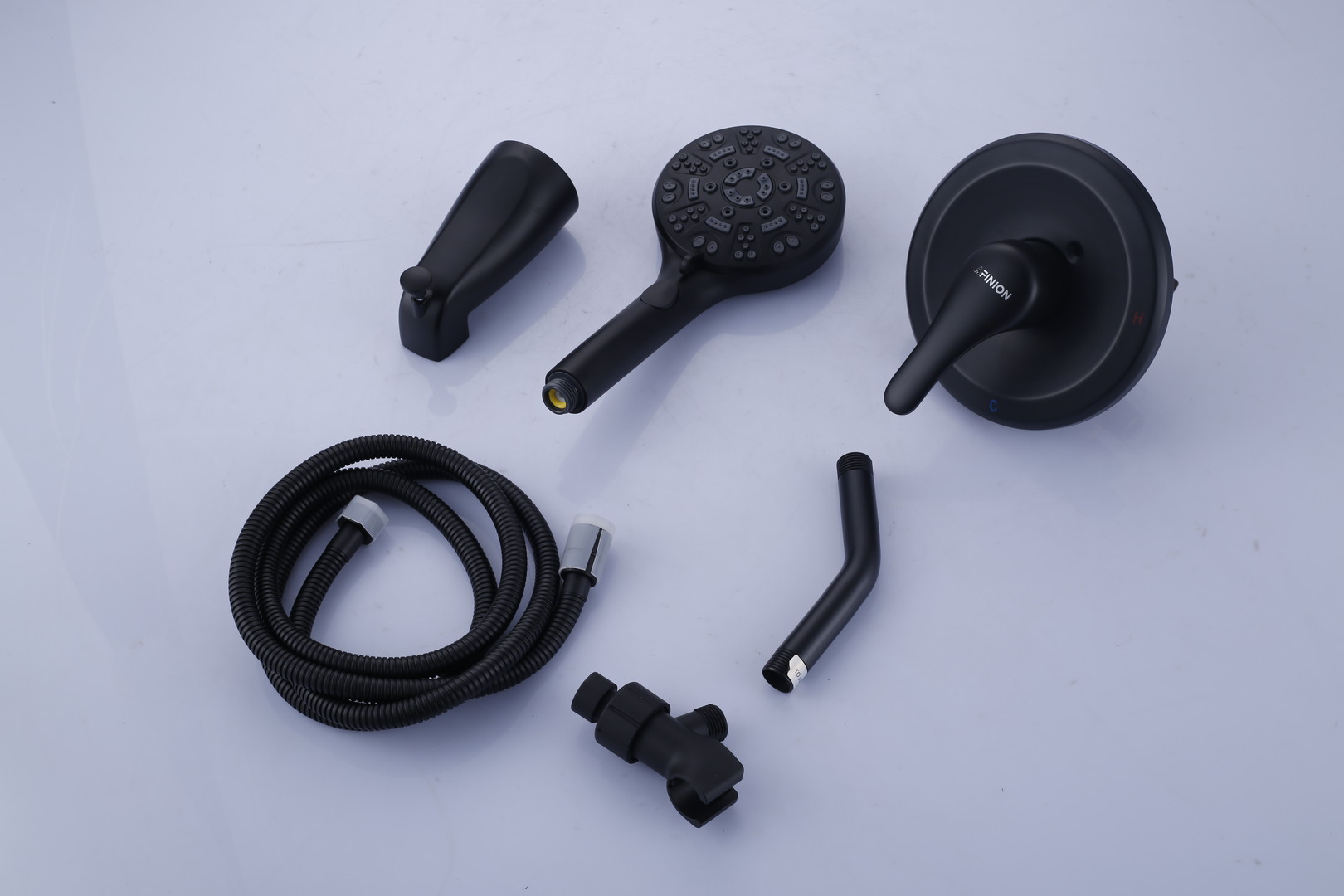 AFINION Matte Black Hand Shower Holder & Bracket