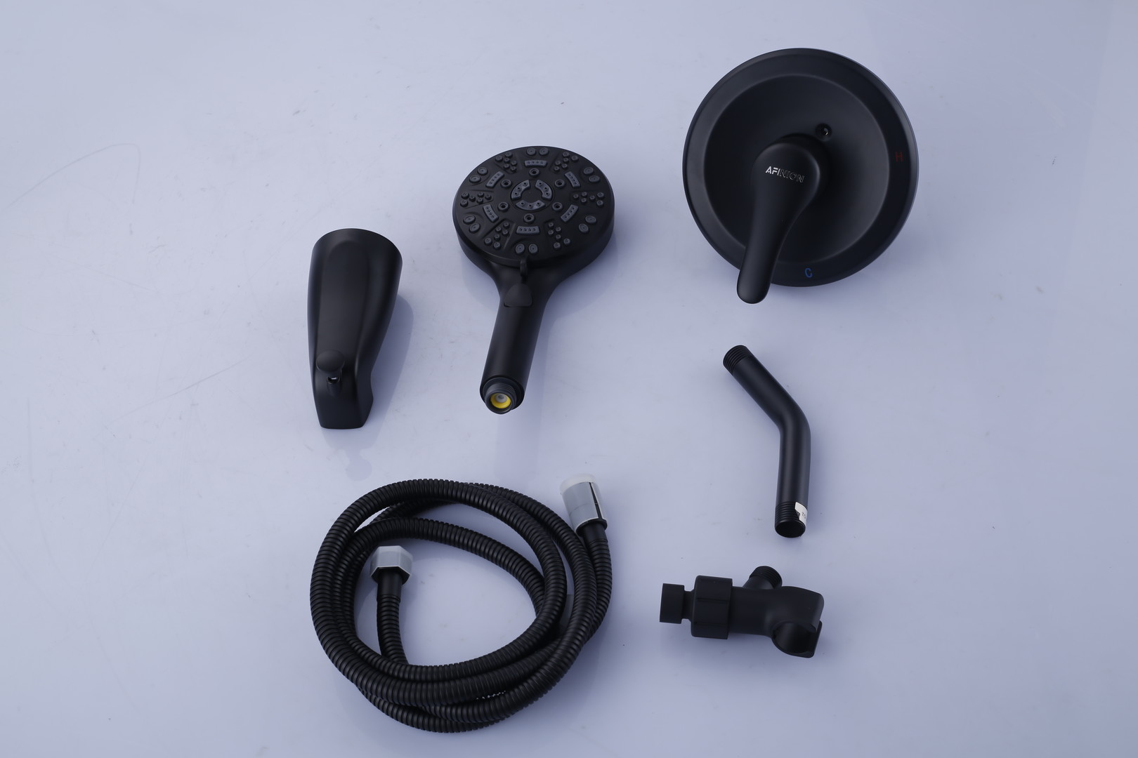 AFINION Matte Black Hand Shower Holder & Bracket