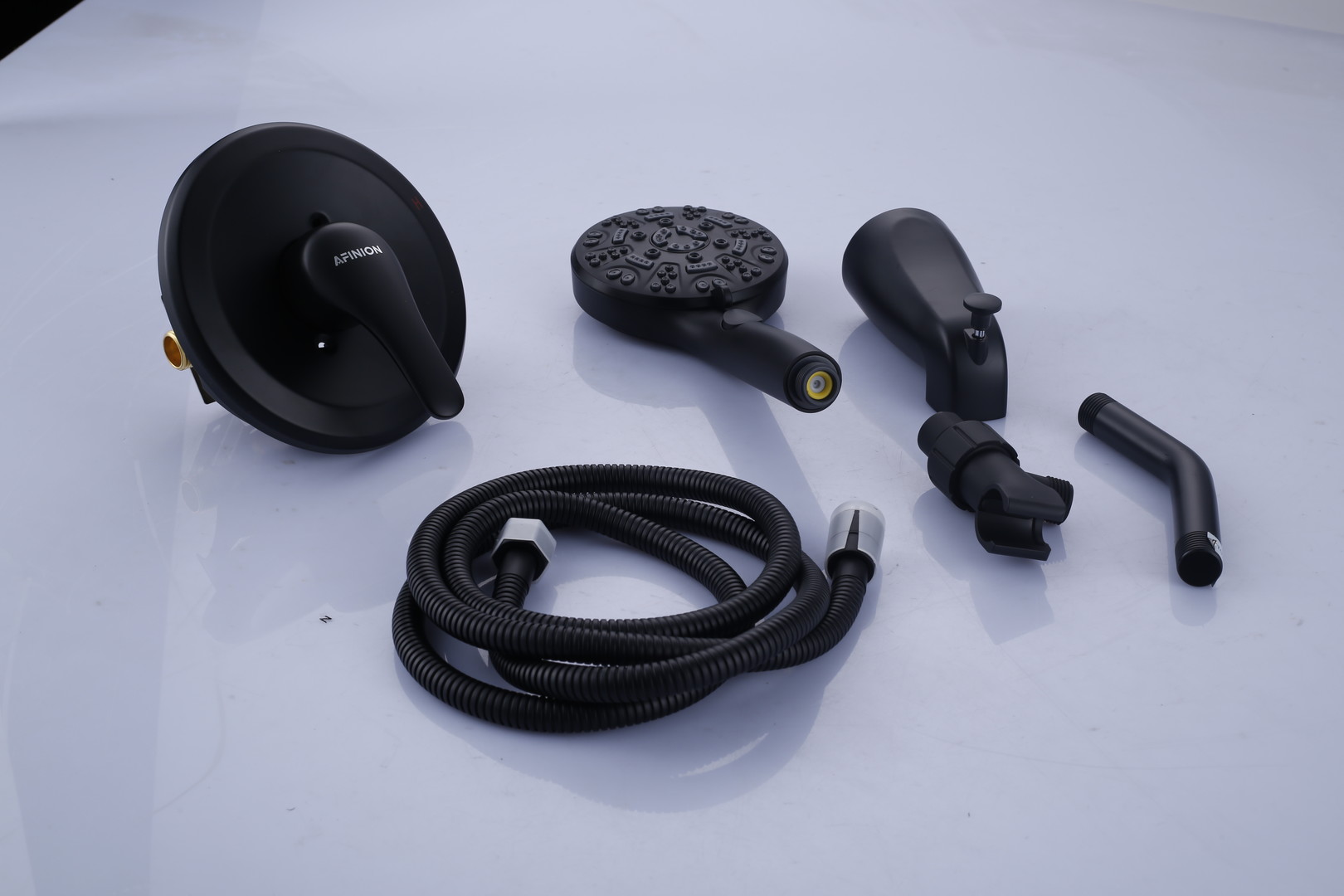 AFINION Matte Black Hand Shower Holder & Bracket