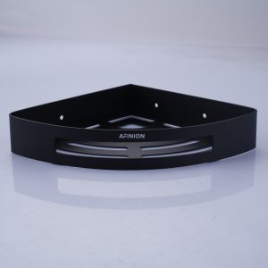 AFINION Matte Black Corner Shower Shelf