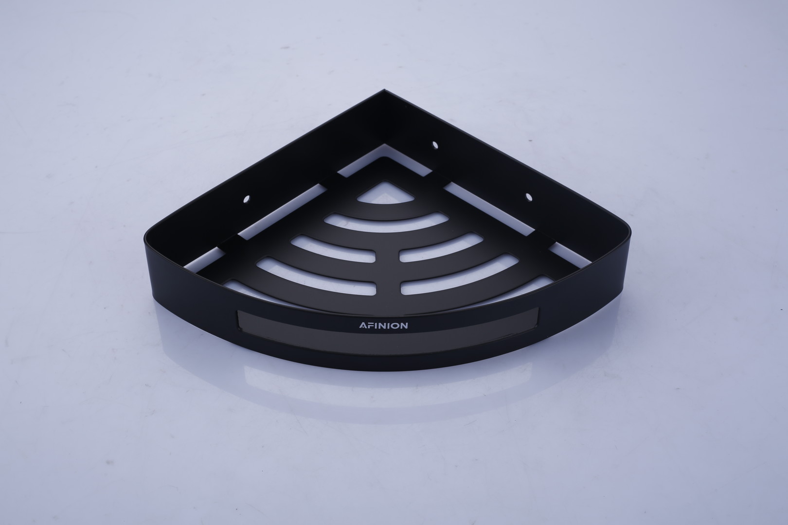 AFINION Matte Black Corner Shower Shelf