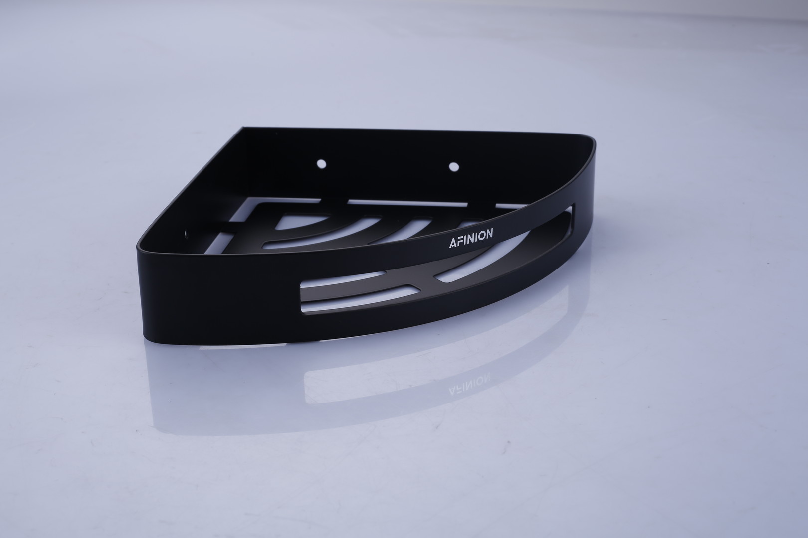 AFINION Matte Black Corner Shower Shelf