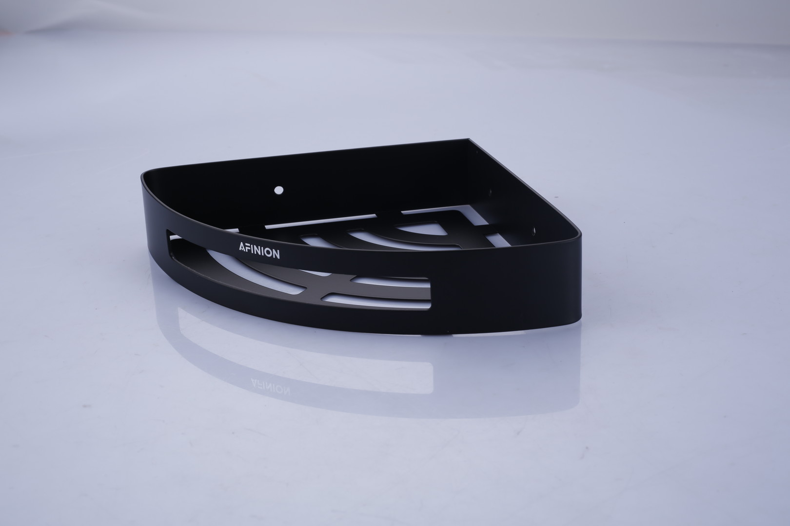 AFINION Matte Black Corner Shower Shelf