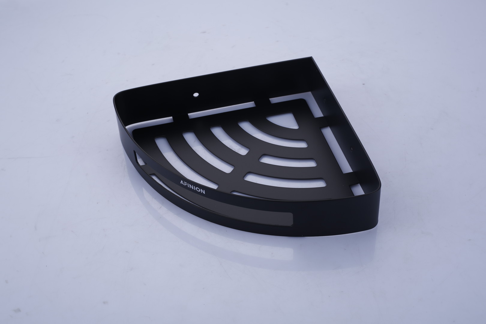 AFINION Matte Black Corner Shower Shelf