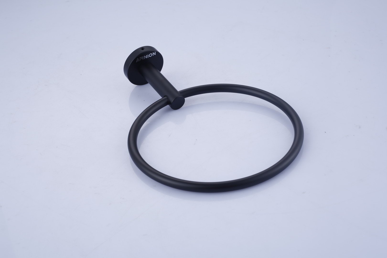 AFINION Matte Black Towel Bar & Ring Set - Image 9