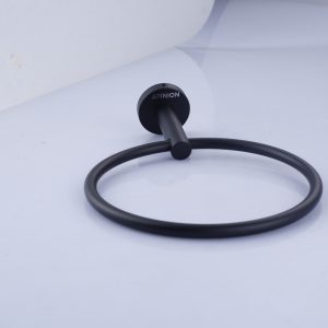 AFINION Matte Black Towel Ring