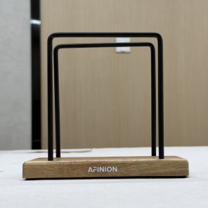 AFINION Wood & Metal Napkin Holder