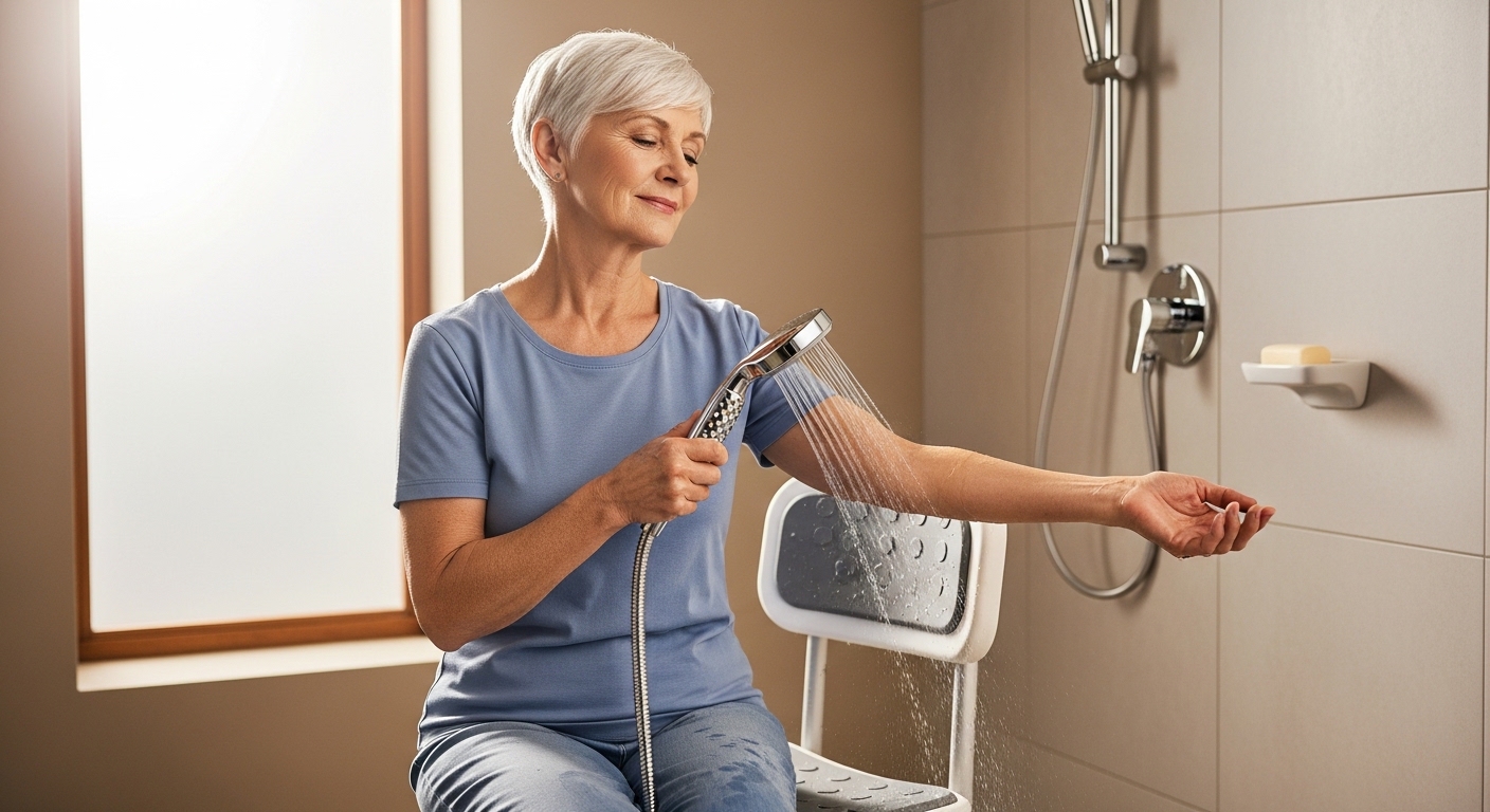 handheld shower head for elderly