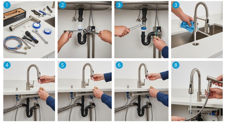 How Do You Install a Kitchen Faucet Step by Step?