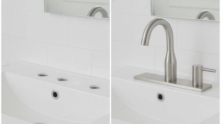 What Is a Wide Faucet Deck Plate, and Do You Need One to Cover a 3-Hole Sink?